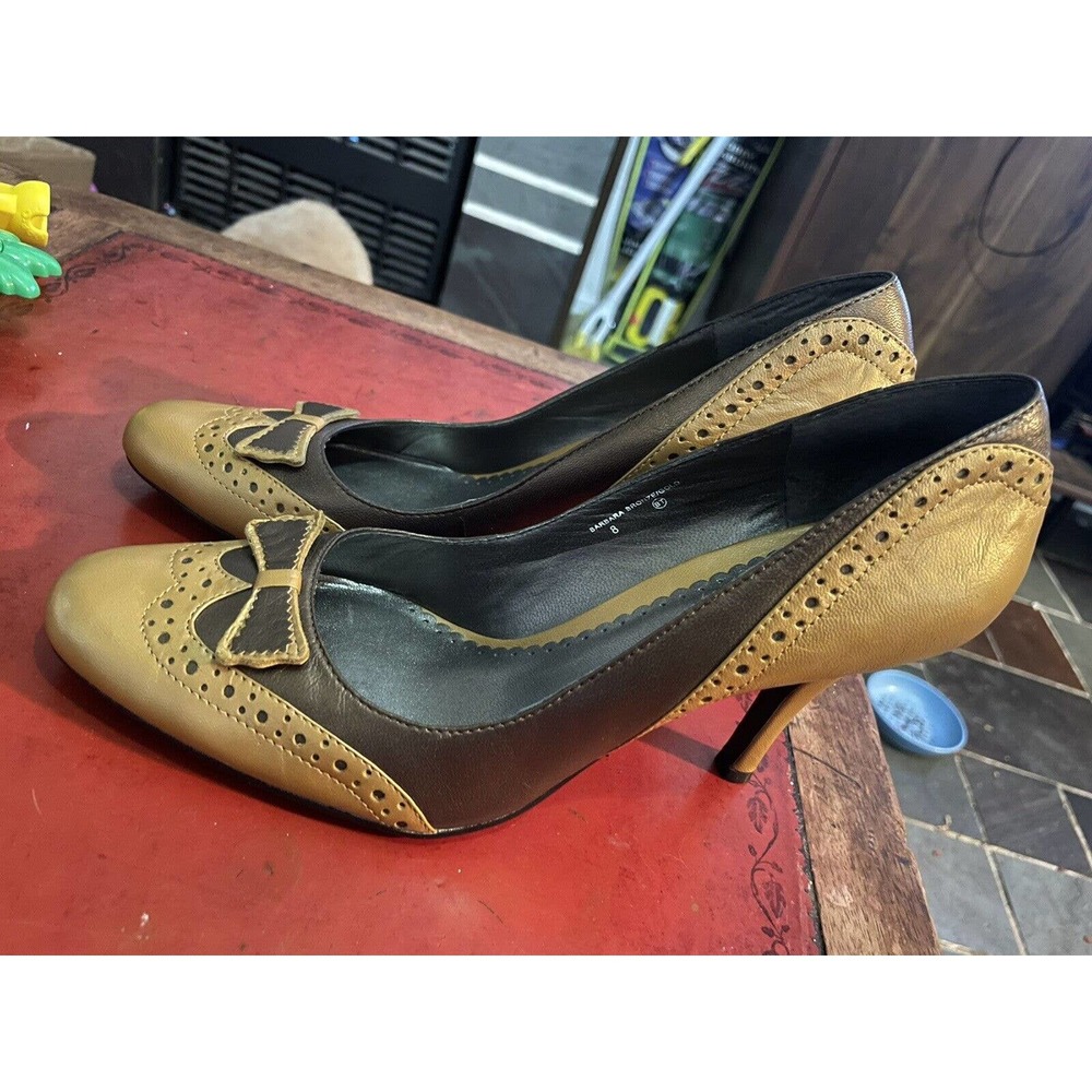 Donald j pliner heels bronze/gold size 8 nice!